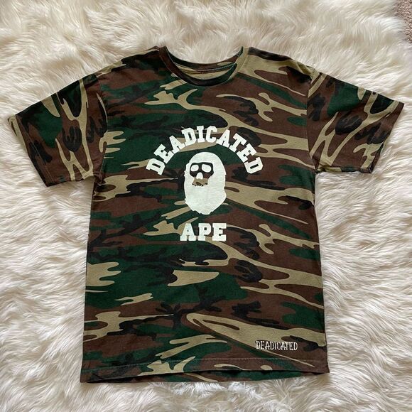 Deadicated Ape Camo T-Shirt Large - Picture 1 of 5